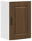 vidaXL Kalmar Brown Oak Engineered Wood Kitchen Wall Cabinet - Modern Storage Solution with Shelves 40 x 31 x 60 cm for Kitchen, Living Room, Bedroom, Hallway