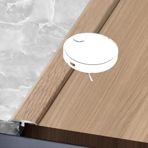 OPOLDBDMAC 90cm Übergangsprofil T Profil Boden Übergangsstreifen Aluminium Türschwellen Leiste, Dehnungsfugenprofil Boden Für Laminat Bodenbelag Fliesen(Brown)