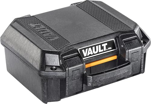 PELI VAULT V100C Skyddsväska; Överlägset skydd för värdefull utrustning; Väderbeständig & dammtät; Intern volym: 6,5 liter; Färg: Svart