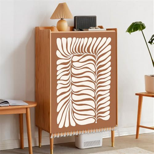 Highdi Schrankvorhang Staubdichter Kunst Wasserdicht Schrank Vorhang Selbstklebend Privatsphäre Schrankgardine für Küche, Kleiderschrank, Bücherregal (Anlage,70x100cm)