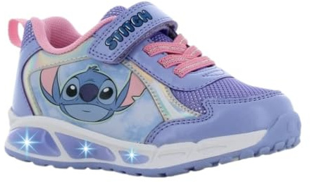 Leomil Lilo & Stitch Turnschuhe Mädchen mit LED, Schuhe Kinder | Kinderschuhe Mädchen, Blinkschuhe Kinder, Ideal for Schule und Freizeit, Disney Lilo & Stitch, Geschenk