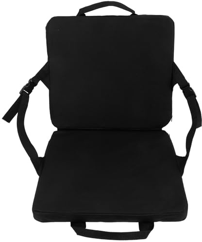 DOITOOL Klappstuhl Outdoor Verstellbar mit Kissen und Tasche Leichter Tragbarer Campingstuhl mit Rückenlehne Multifunktionaler Freizeitstuhl für Garten Strand und Angeln