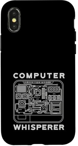 Computer Whisperer Hardware Motherboard Circuit Case for iPhone X/XS