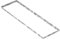 Fenau - Gitterrost-Zarge 300 x 1000 x 23 mm für Rosthöhe von 20 mm, verzinkt – mit Aussparung für Maueranker - Passend für Baunorm-Rost: Fenau 290 x 990 x 20 mm