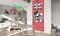 Komar Disney Vlies Fototapete MICKEY CLASSIC | 100 x 250 cm | Tapete, Wand Dekoration, Micky Maus, Retro, Kinderzimmer | 052-DVD1, Rot/Schwarz/Weiß