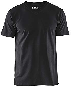 Blakläder 336010299900XS V-Kragen T-Shirt, Schwarz, Größe XS