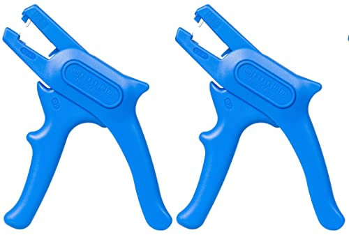 WEICON TOOLS No. 5 Classic 2er Set | automatische Abisolierzange für 0,2-6 mm² | Wire Stripper mit Seitenschneider