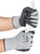 Vgo... 2Pairs Cut Resistant Gloves,HPPE Anti-Cut Liner,Hand Protection,EN388 level C,ANSI Level 3(Size L,Grey,SK2131)