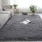 CHBIN Hochflor 80x180cm Hochflor Teppich Langflor Teppiche Plüsch Teppich Spitzenqualität Waschbar für Wohnzimmer Kinderzimmer Schlafzimmer Flur Läufer, Dunkelgrau