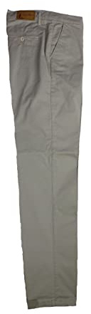 profili di Toscana .Pantalone Uomo Chino Made in Italy Vita Regolare Gamba Dritta Cotone Elasticizzato Leggero Art.FOLLONICA