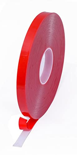 Wooden World - Doppelseitiges Acrylgel-Montageband - Transparentes Band (0.5 x 12 mm)