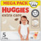 Couches bébé Taille 5 (11/25kg) - Pack de 66 couches - extra doux - barrières anti fuite - facile à changer - hypoallergénique et testé dermatologiquement - avec des motifs Disney