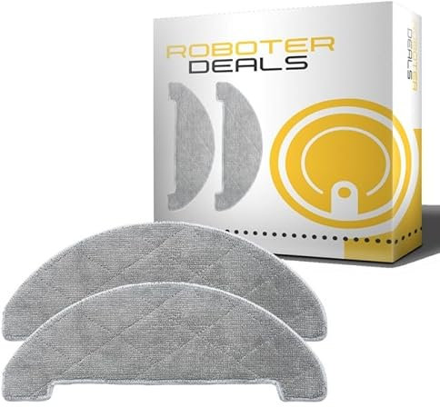 Roboter Deals - Mikrofaserpad, Wischtuch, Ersatz-Mopp (2 Stück) für Airrobo T10 Plus Staubsaugroboter