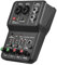 COMETX Tarjeta de sonido de grabación, interfaz de audio, tarjeta de sonido de grabación profesional, 16 bits/48 kHz, mini interfaz de audio USB, tarjeta de sonido de 2 entradas y 2 salidas con cable