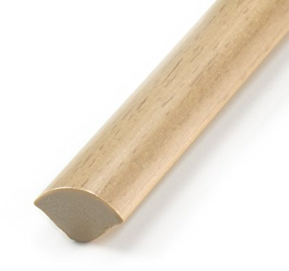 2,5m DQ-PP PVC VIERTELSTAB | Buche | 13mm x 13mm | Kunstoff Winkelprofil