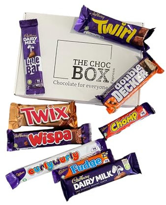 Cadburys Dairy Milk and Nestle Chocolate Gift Box Hamper, Letterbox Friendly, Perfect for Birthdays and Treats for him/her and the Kids. TWIX,TWIRL, WISPA