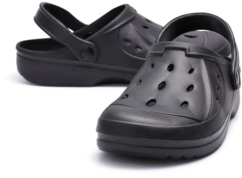 The Essentials Wardrobe Ladies TEW Clogs - Black - UK-5