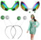 JOFONY 4Pcs Alien Stirnband und Brille,Party Head Boppers Stirnband Außerirdische Brille,Geeignet Als Foto-Requisiten Und Atmosphären-Requisiten für Erwachsene und Kinder