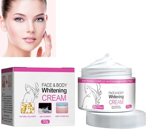 Crema Sbiancante per Corpo e Pelle - Schiarente per Ascelle, Zone Intime e Pelle Scura 30g