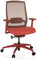 hjh OFFICE Ergonomischer Bürostuhl Colore Profi Drehstuhl, Sitztiefe & Lordosenstütze verstellbar, atmungsaktive Rückenlehne, Rot