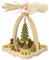 Seiffener Volkskunst Sten Heydenreich | Erzgebirge Pyramide für Teelichter & Pyramidenkerzen | Weihnachtspyramide | 27 cm | mit Wildschweinrotte farbig