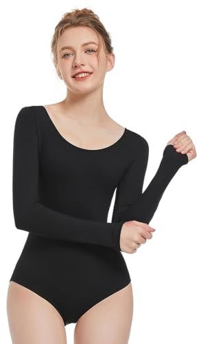 Spoxiyue Damen Ballett Trikot Kurzarm Tanztrikot Gymnastik Tanzbekleidung Erwachsene Gymnastikanzug Leotard