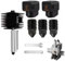 Kit di aggiornamento Hotend per Bambu Lab A1/A1 Mini, gruppo Hot End Ugello in acciaio temprato da 0,2/0,4/0,6/0,8 mm e calza in silicone per parte della stampante 3D, Set di Blocchi di Calore