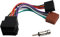 Adaptateur Autoradio Set Universel avec Prise 16 Broches, Faisceau Extension Mâle Femelle, Connecteur Antenne DIN, Borne 15 et 30, Compatible avec Radios Voiture Accessoires