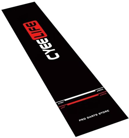 Tapis Fléchettes | Protection De Sol Portable Antidérapante avec Ligne De Lancer | Tapis de Lancer Fléchettes - pour Salle de Jeux Centre de Loisirs Club Sportif Bureau sous-Sol et Garage