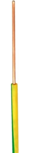 Elektrisk ledning, trunking solid 18AWG elkabel 18AWG solid koppartråd 220V 380V Elektrisk strömledningar Enkelkärniga kablar Anslutningsvävstol (Färg: RÖD, storlek: 50 meter)(Yellowgreen,20meter)