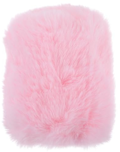 INOOMP Mikrofon Windschutz Kunstplüsch rosa mit Popfilter, winddichte Fellhülle passend für Freiluftaufnahmen und MK4 Mikrofone