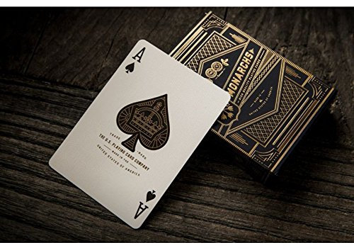 Tavoloverde Kartenspiele Monarchs Black Deck by Theory11