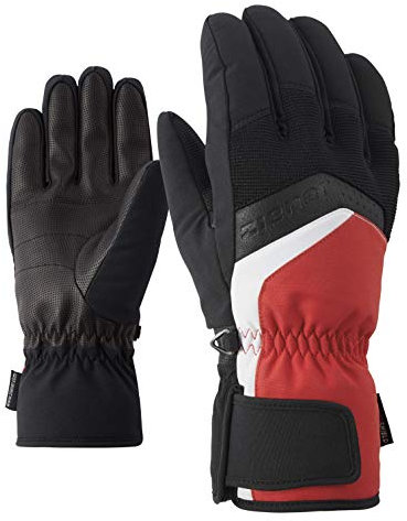 Ziener Herren GABINO Ski-Handschuhe/Wintersport | Warm, Atmungsaktiv, rot (red pop), 7