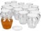 MamboCat 18er Set Marmeladengläser 212 ml I Vielseitige Twist Off Gläser zum Befüllen I Einmachgläser für Obst Konfitüre Gelee Antipasti uvm I Schöne Schraubgläser mit Deckel TO 63 Weiß