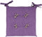 SaRani Coprisedia Coppia 2 Cuscini Sedia Lacci Lilla Fucsia con Fiocchi Cotone (Lilla)