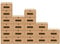 BigDean 20er Boxen-Set mit Sichtfenster & Schublade - Pappkarton aus Kraftpapier - Schuhbox Spielzeug-Box Aufbewahrung für Zubehör & Accessoires