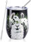 NymphFable 12oz Alpaka Becher Edelstahl Weinglas Mit Deckel Thermobecher Kaffeebecher Weinglas to Go Personalisierte