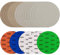 25PCS 150mm Sanding Discs, JatilEr Grit 3000/4000/5000/7000/10000 Round Wet Dry Sanding Disc Hook and Loop Flocking Orbital Sanding Pad Set in Sanding and Polishing for Electric Grinder Accessory