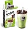 J WAY Instant Boba Bubble Pearl Matcha Milk Tea Kit with Authentic Brown Sugar Tapioca Boba, Ready in Under One Minute, Paper Straws Included - 3 Servings