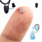 PingaOculto Spion Kopfhörer Bluetooth Prüfung Mini Nano Unsichtbare Kopfhörer für Handy Mikrofon mit Kabel - Unsichtbar Ohrhörer Kabellos Headset Spicker (Spion Kopfhörer Nano V5 + VIP Pro UltraMini)