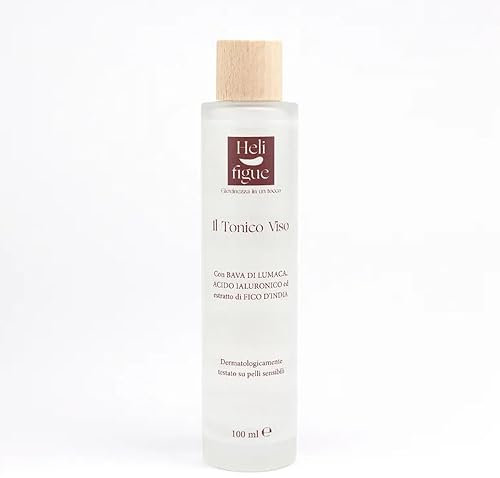 Tonico Viso Idratante Lenitivo Rivitalizzante Helifigue Bava di Lumaca, Acido Ialuronico, Niacinamide - 100 ml