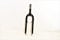 Hard to find bike parts Mtb Atb 26 Black Rigid Steel Front Fork 135mm Bargain 1 Steerer Nos 22.2