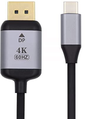 CY Cavo video di tipo C USB 3.1 USB-C a Displayport Supporto 4K 60hz Cavo 1.8m per Monitor Laptop HDTV