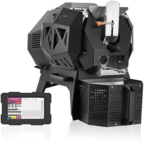 Machine de torréfaction de café intelligente 400g/600g/1200g Torréfacteur de grains de café commercial Machine de torréfaction de grains de café électrique avec courbe de température et collecteur