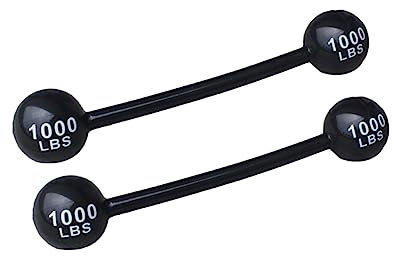 Toyvian 2st Aufblasbare Hantel Prop Gefälschte Dumbell Riesigen Aufblasbaren Hantel Strongman Phantasie Kleid Zubehör Gefälschte Barbell Cosplay Party Dekoration Füller Spielzeug Kind