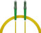 nexinex - 3m Glasfaserkabel LC/APC auf LC/APC Patchkabel | Telekom, Vodafone, 1&1, Fritzbox, etc. kompatibel | LWL Simplex Singlemode OS2 FTTH Glasfaser Lichtwellenleiter Kabel
