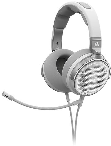 Kabelgebundenes Multiplattform-Gaming-Headset Mit abnehmbarem, Unidirektionalem Mikrofon - Graphene-Treiber - 20Hz-40 kHz - PC, Mac, PS5, PS4, Xbox, Nintendo Switch, Mobile - Weiß
