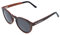 Gamswild Holzbrille WM0014 Sonnenbrille Panto Mode Brille Damen Herren | braun | grau |