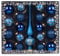 MAGIC Kugelsortiment Glas Dekor 19 TLG. mit Spitze Christbaumkugeln Christbaumschmuck Tannenbaum Deko Weihnachten Weihnachtskugeln (Midnight Blue | blau)