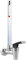 GWENBHMTOOL Robinet de niveau d'eau en acier inoxydable avec vue claire de 7 pouces Convient aux systèmes de filtration d'eau Berkey Big, Royal Gravity et autres réservoirs de filtration par gravité